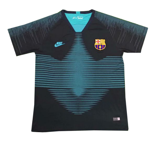 Barcelona Black Blue Training Shirt 2019/20