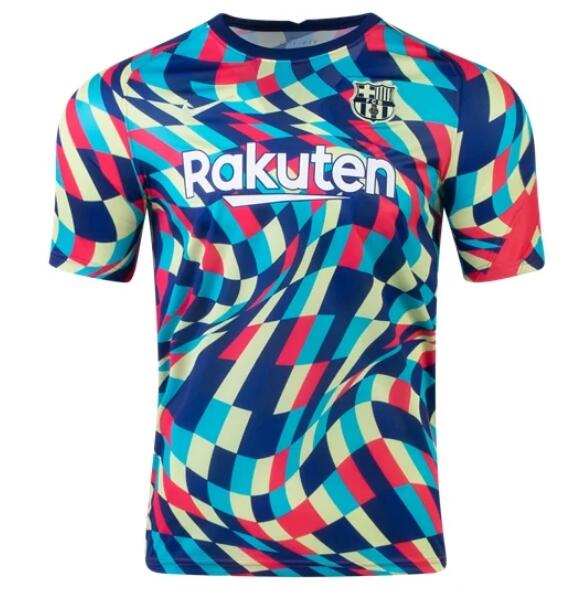 Barcelona Colorful Pre-Match Training Shirt 2020/21