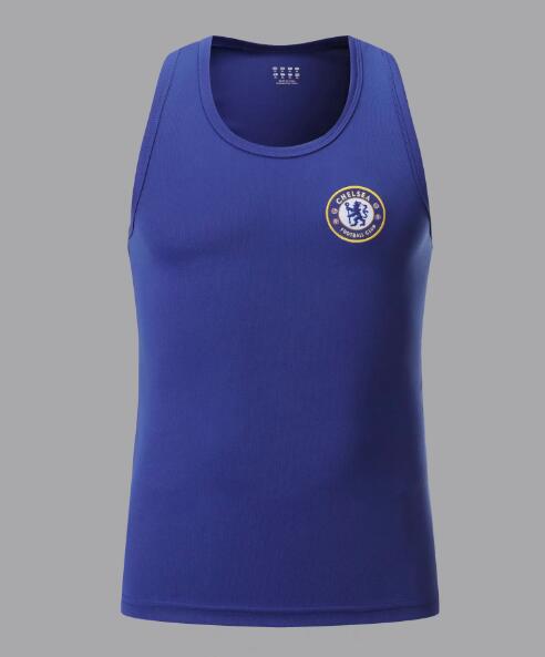 Chelsea Blue Wide-Back Vest Soccer Jersey Shirt 2020/21