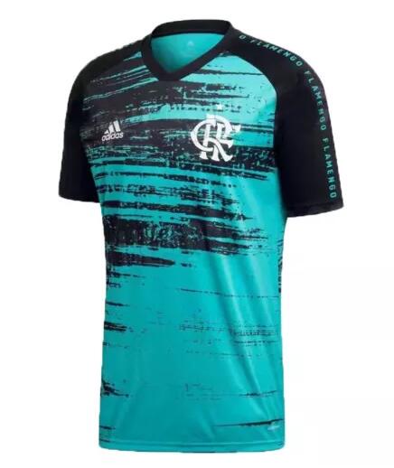 Flamengo Green Black Training Shirt 2020/21