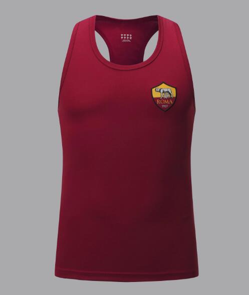 Roma Red Narrow-Back Vest Soccer Jersey Shirt 2020/21