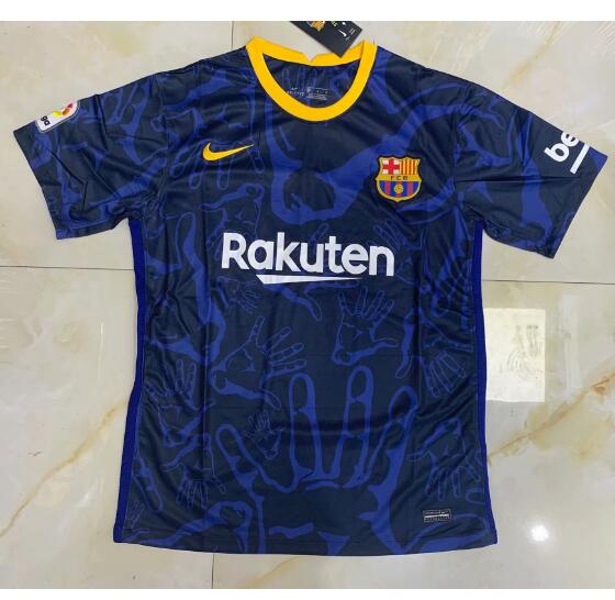 Barcelona Blue Training Shirt 2020/21