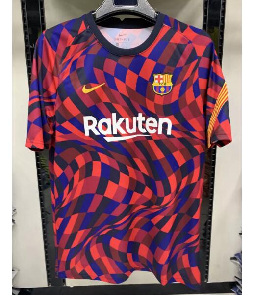 Barcelona Men's Short Training Shirt 2020/21