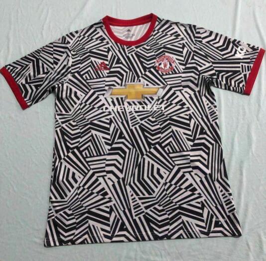 Manchester United Dazzle Camo Soccer Jersey Shirt 2020/21