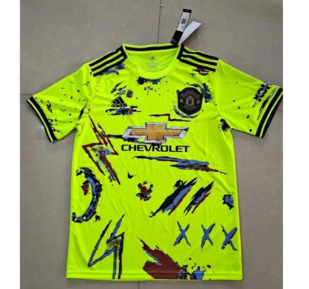 Manchester United Green Pre-Match Training Shirt 2020/21