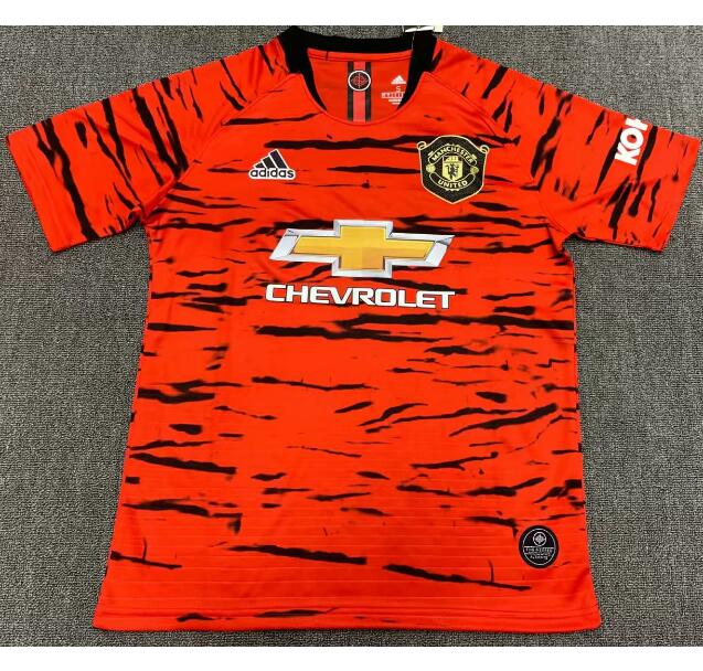 Manchester United Black Red Training Shirt 2020/21