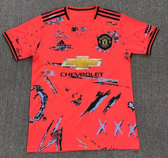 Manchester United Red Pre-Match Training Shirt 2020/21