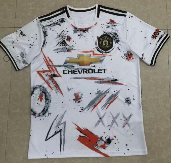 Manchester United White Training Shirt 2020/21