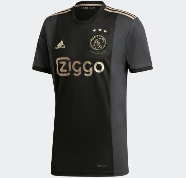 Ajax Champions League Black Soccer Jersey Shirt 2020/21