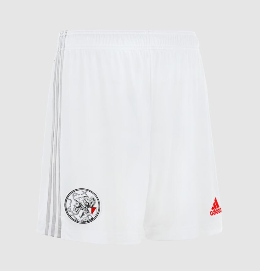 2021/22 Ajax Home Soccer Jersey Shorts