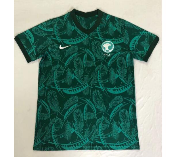 2020 Saudi Arabia Green Away Kit Soccer Jersey