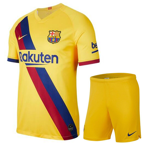 Barcelona Away Soccer Jersey Kit (Shirt + Shorts) 2019/20