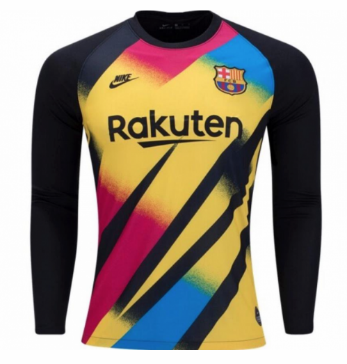 Barcelona Long Sleeve Goalkeeper Soccer Jersey Shirt 2019/20