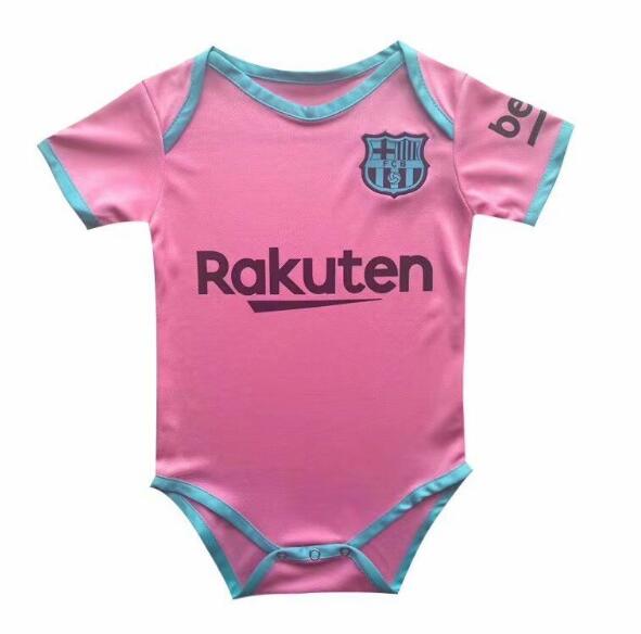 Barcelona Away Pink Infant Jersey Suit 2020/21