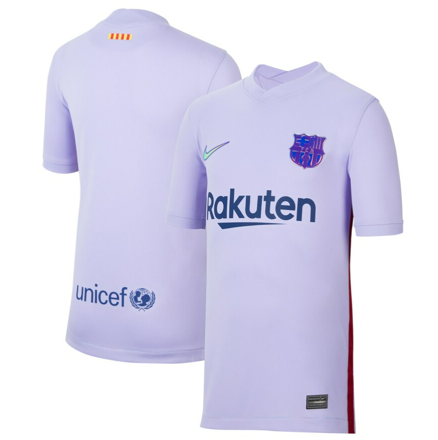 2021/22 Barcelona Away Kit Soccer Jersey