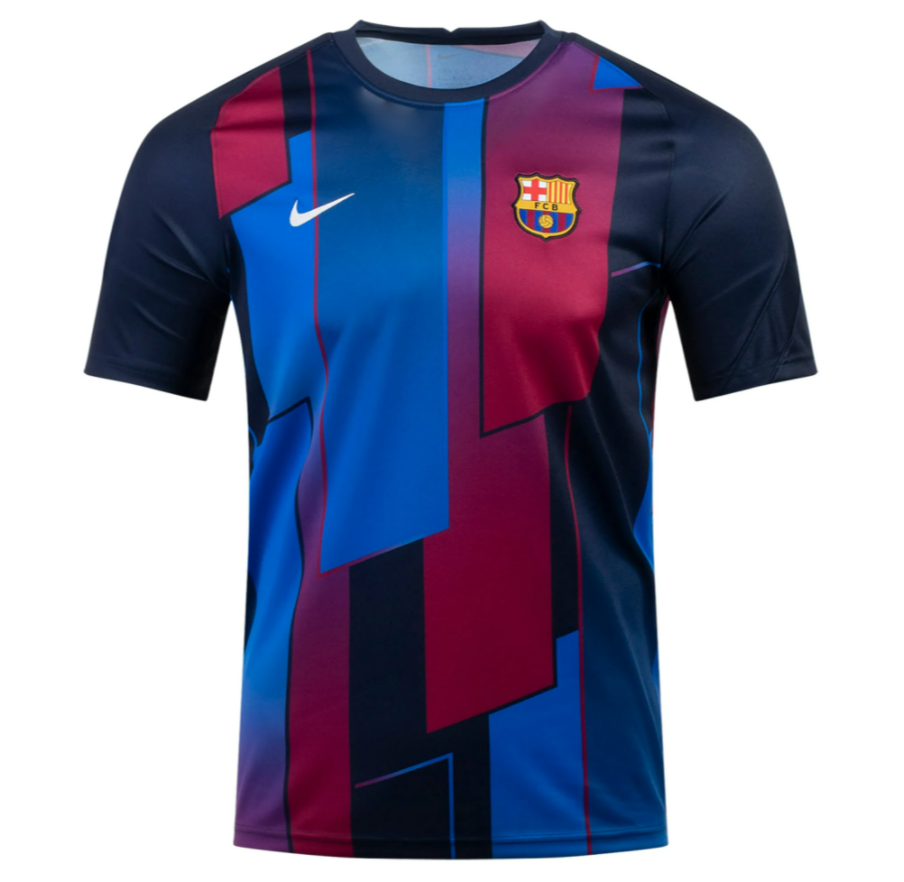 2021/22 Barcelona Pre-Match Training Shirt