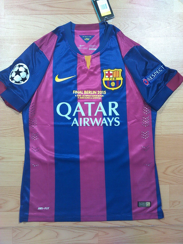 2014-2015 Barcelona UEFA Champion League Final Jersey