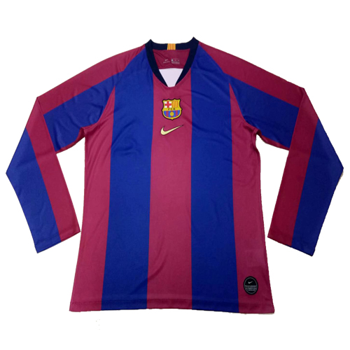 2019-2020 Barcelona Special-Edition For El Clasico LS Home Kit Soccer Jersey 2019/20