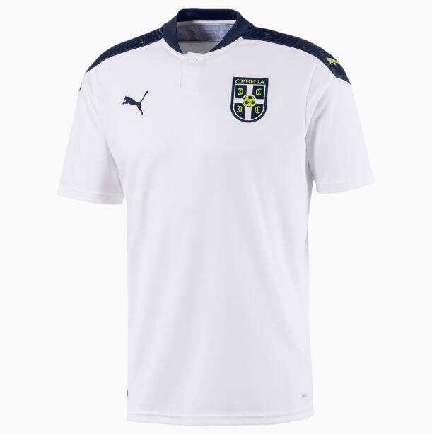 2020-2021 EURO Serbia Away Kit Soccer Jersey