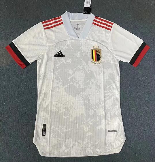 Player Version 2020 EURO Belgium Away Kit Soccer Jersey