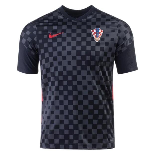 2020 EURO Croatia Away Kit Soccer Jersey