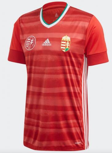 2020-2021 Euro Hungary Home Kit Soccer Jersey