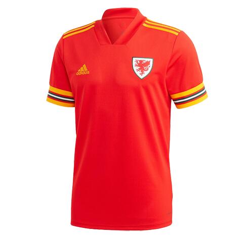 2020 EURO Wales Home Kit Soccer Jersey