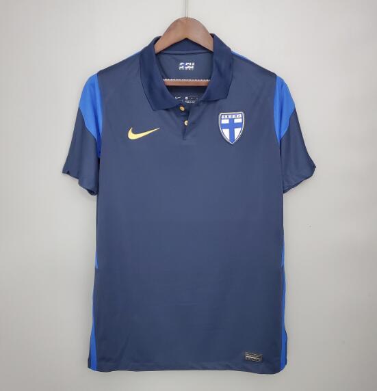 2020 EURO Finland Away Kit Soccer Jersey