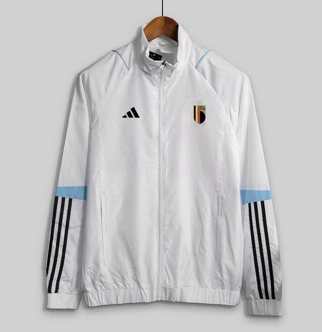 Belgium Windbreaker Hoodie Jacket White 2023/24