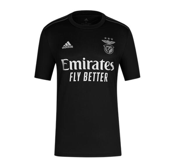 Benfica Away Black Soccer Jersey Shirt 2020/21