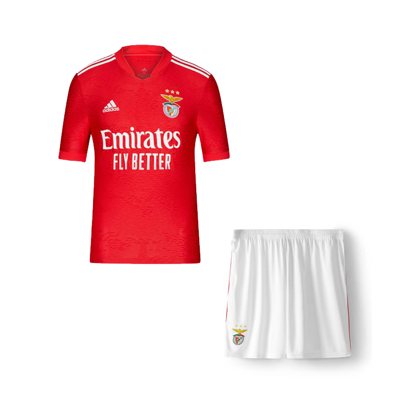 Kids Benfica 2021/22 Home Soccer Kits Shirt With Shorts