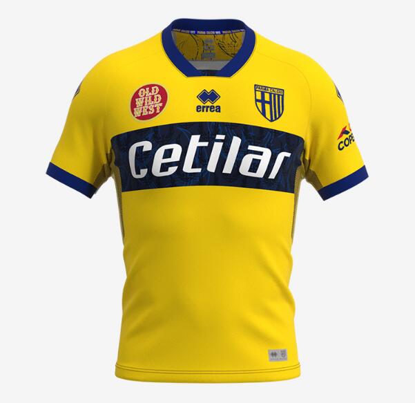 Parma Calcio 1913 Yellow Away Kit Soccer Jersey 2020/21