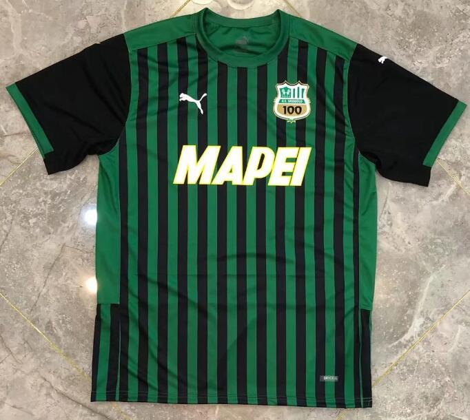 Unione Sportiva Sassuolo Calcio Home Kit Soccer Jersey 2020/21