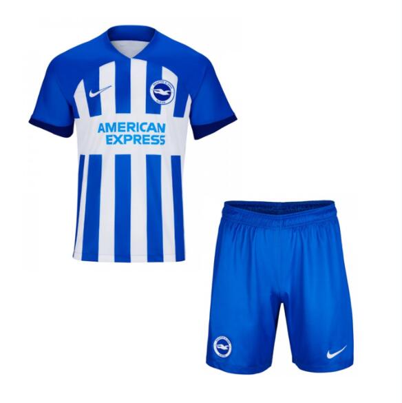 Brighton & Hove Albion Home Soccer Kit 2023/24 Kids