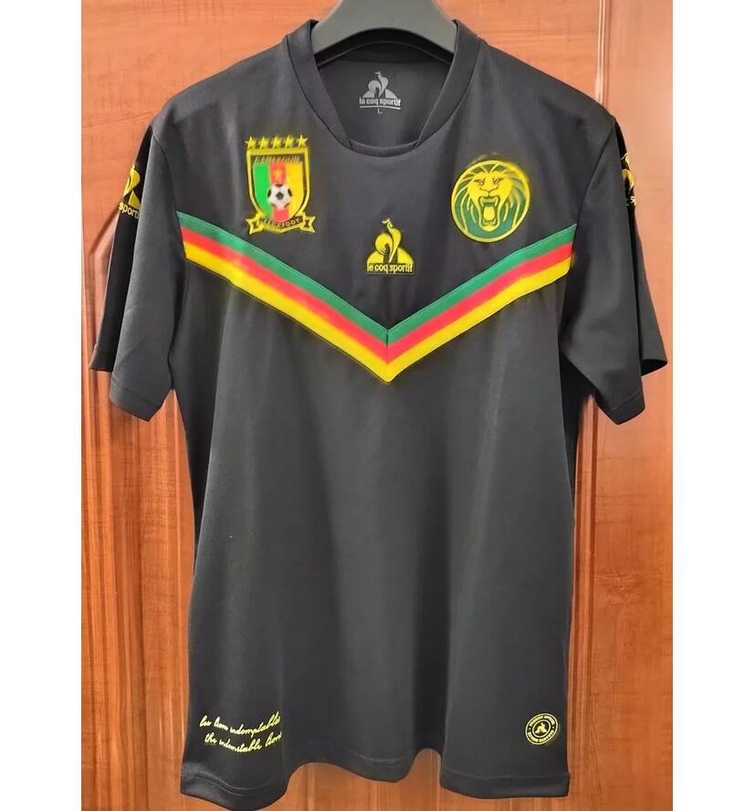 2021/22 Cameroon Black Soccer Jersey Shirt