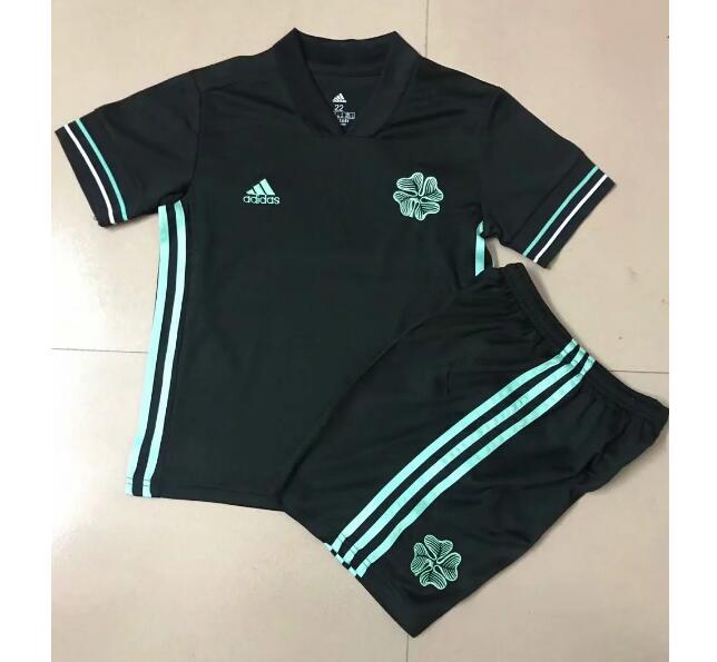 Kids Celtic Third Away Soccer Kits Shirt With Shorts 2020/21