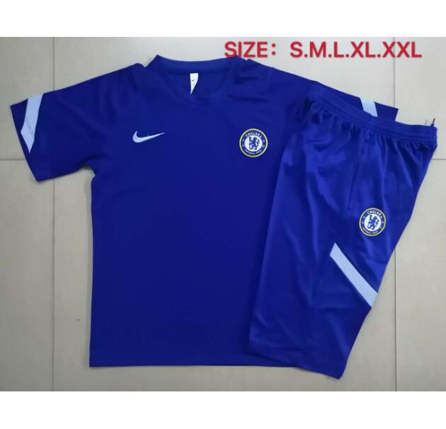 Chelsea Blue Training Kits Capri Pants with Shirt 2020/21