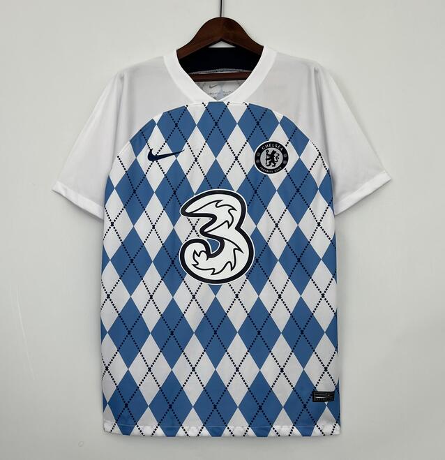 Chelsea Training Shirt Blue White 2023/24