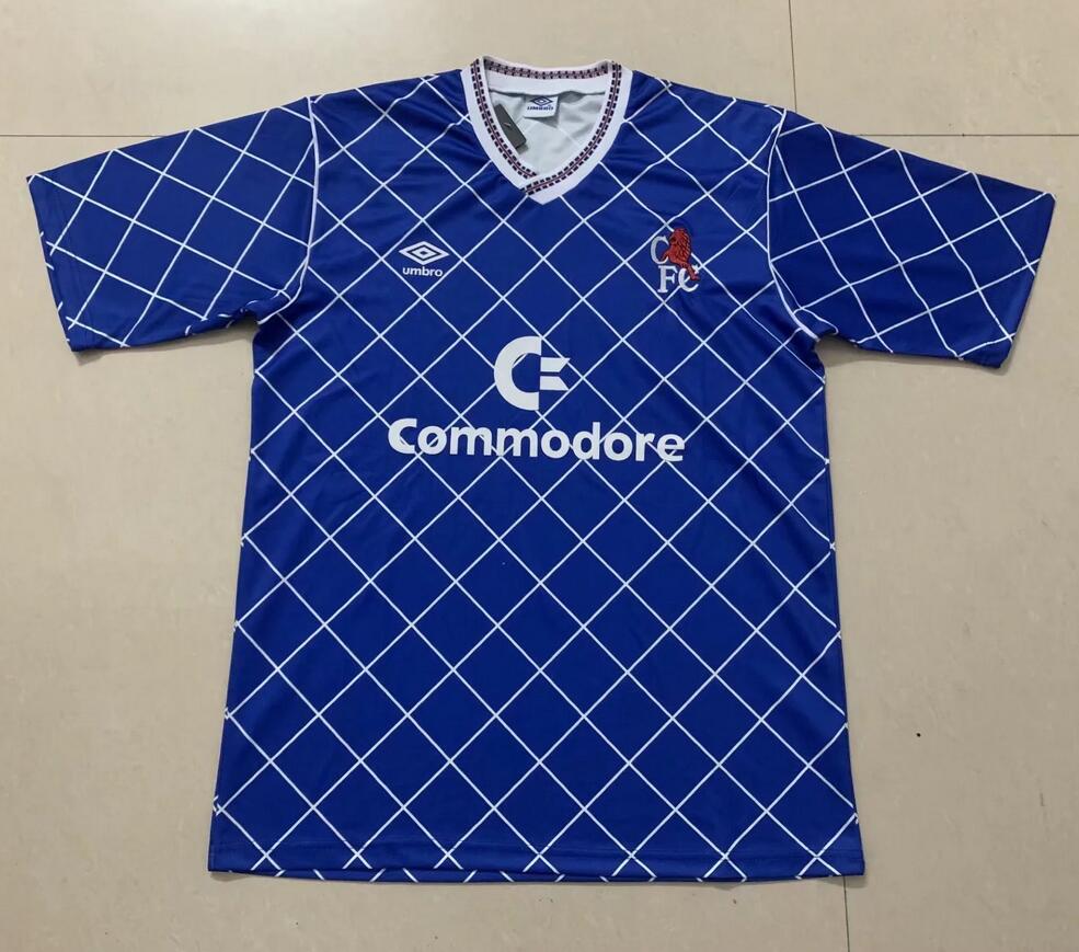 1987-89 Chelsea Retro Home Kit Soccer Jersey