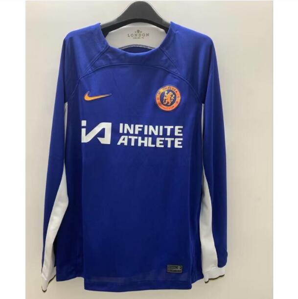 Chelsea Home Kit Soccer Jersey 2023/24 Long Sleeve