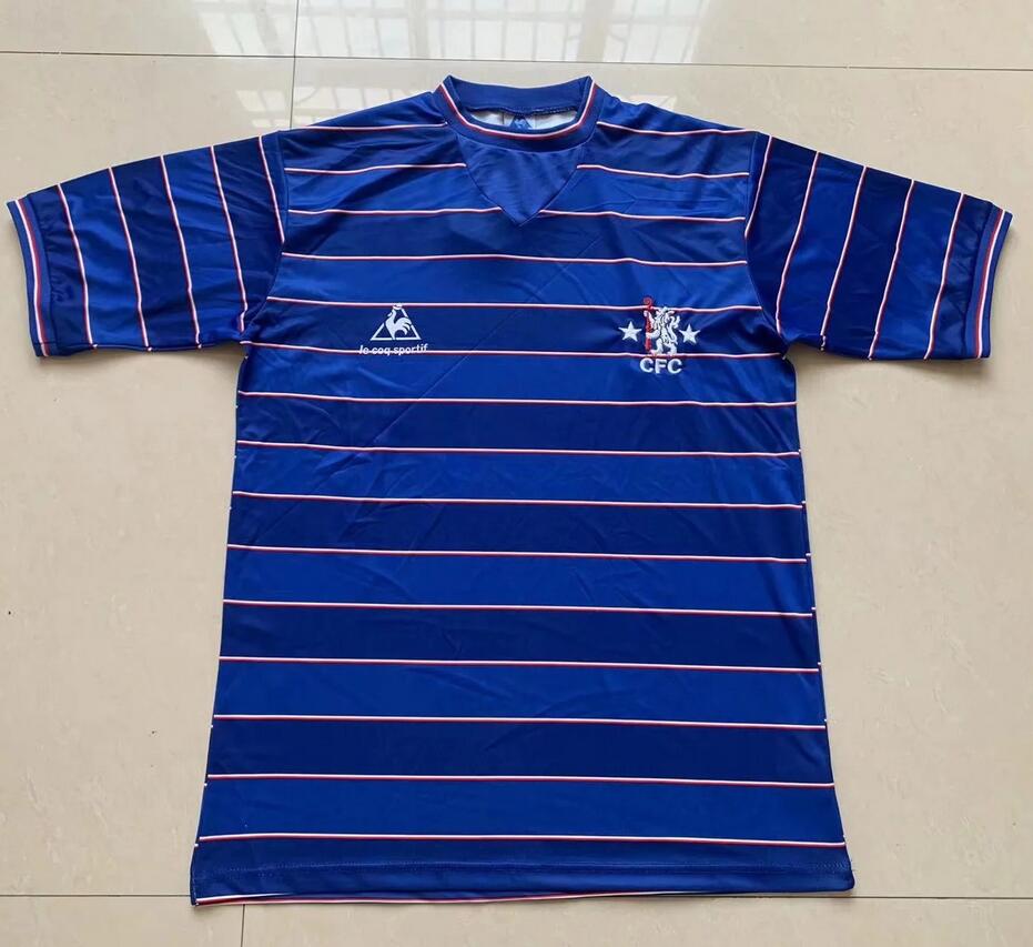 1983-85 Chelsea Retro Home Kit Soccer Jersey