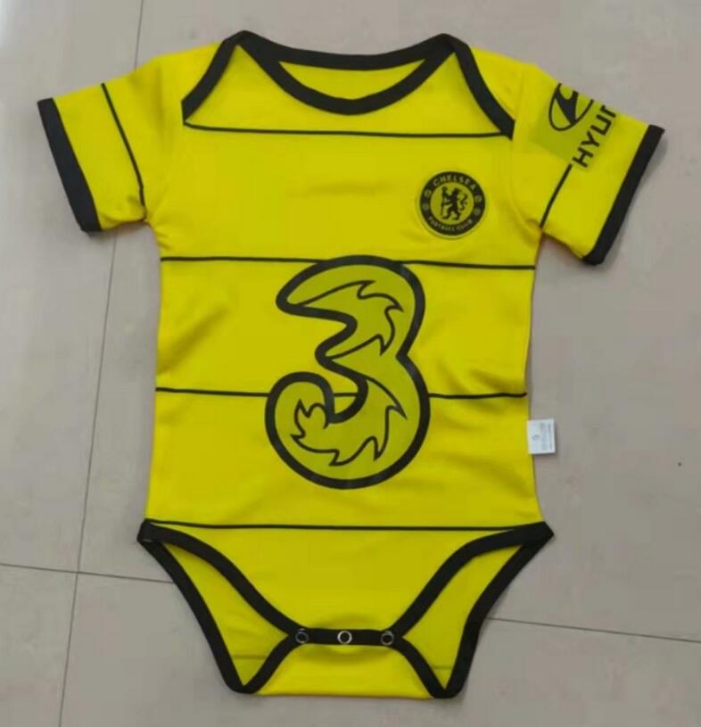 2021/22 Chelsea Away Infant Soccer Jersey Little Baby Kit