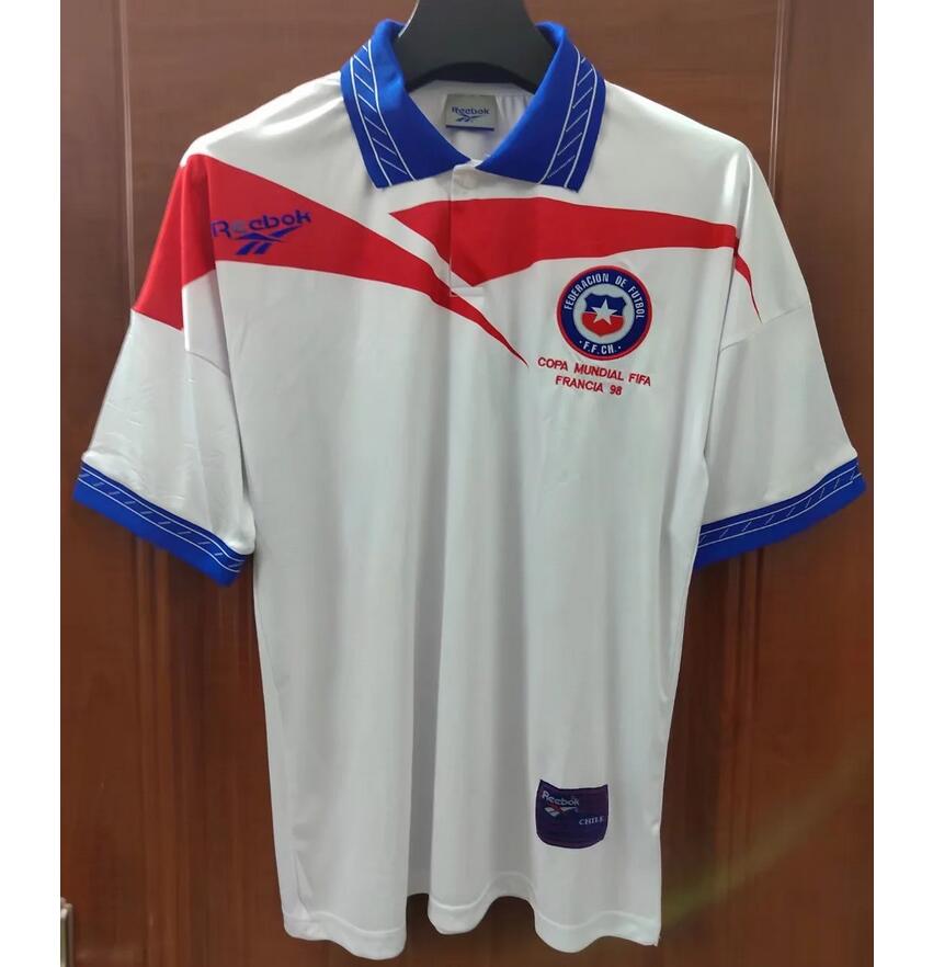 1998 Chile Retro Away Kit Soccer Jersey