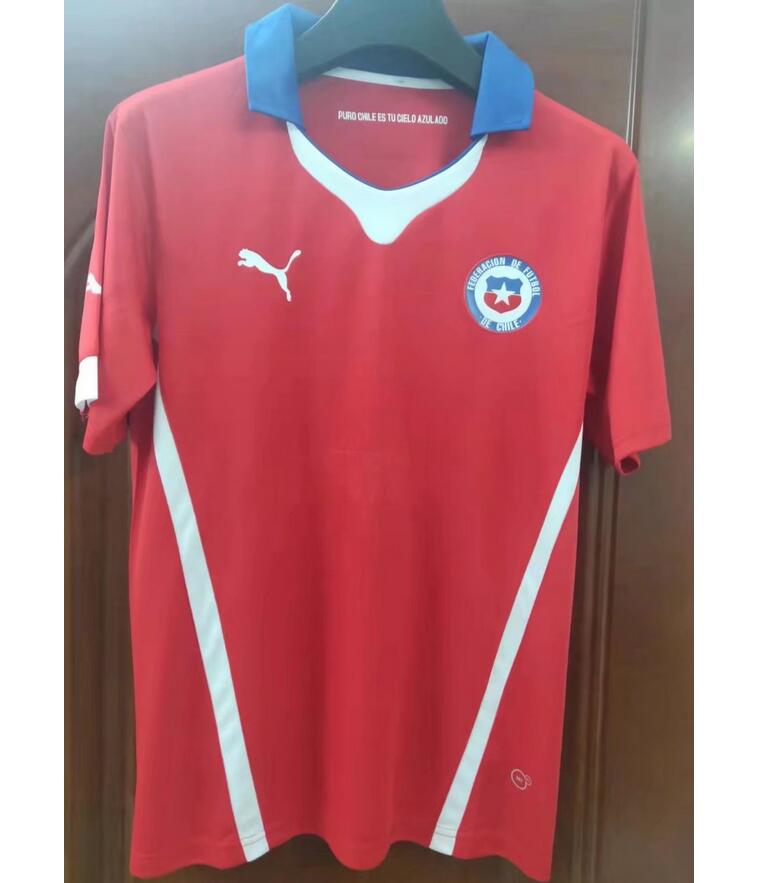 2014 Chile Retro Home Kit Soccer Jersey