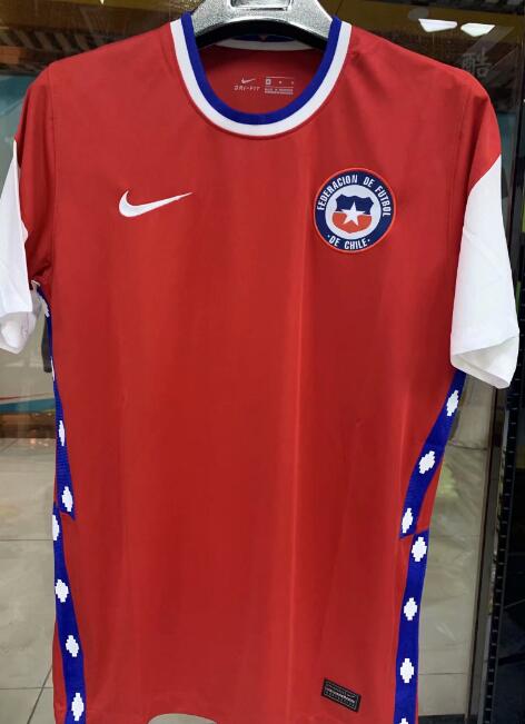 2020 Chile Home Kit Soccer Jersey