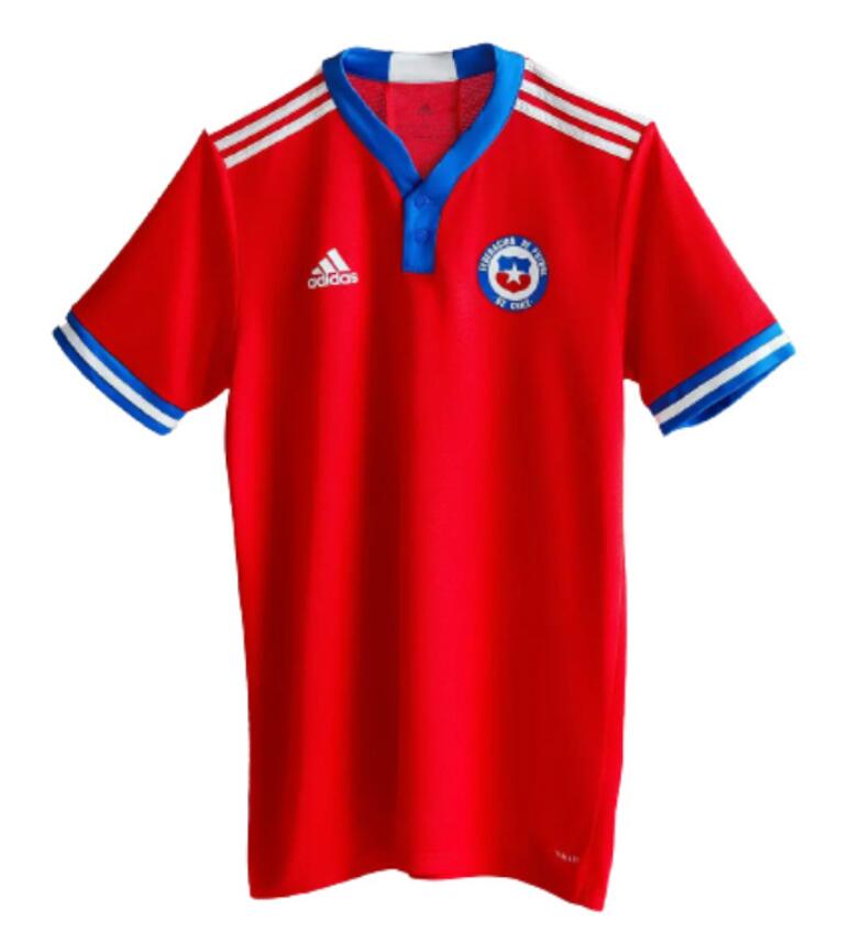 2021-2022 Chile Home Kit Soccer Jersey