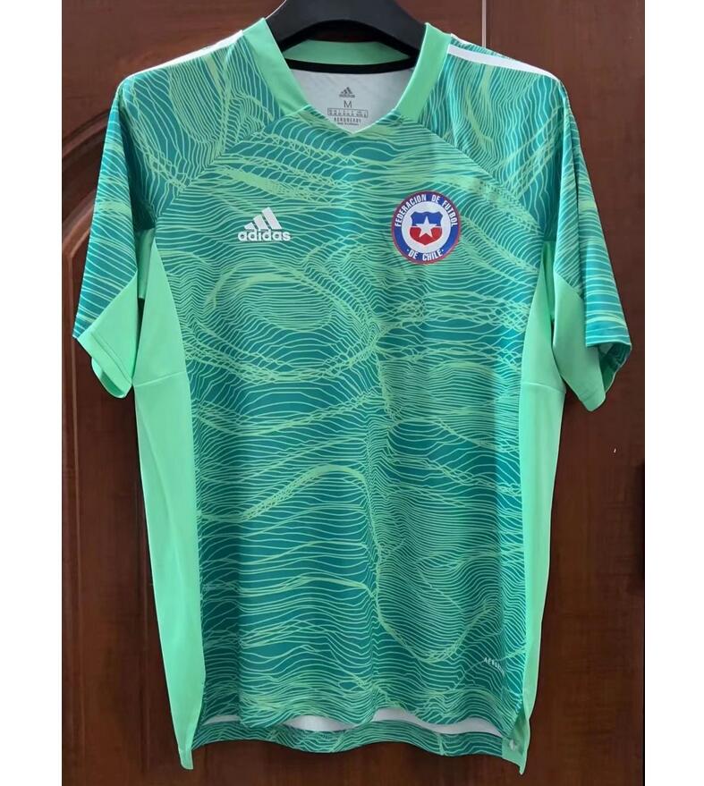 2021-2022 Chile Green Goalkeeper Soccer Jersey Shirt