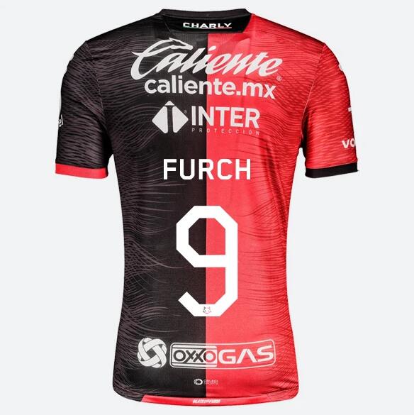 Atlas de Guadalajara Home Kit Soccer Jersey JULIO FURCH #9 2020/21