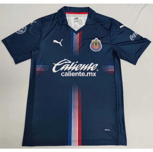 Chivas Deportivo Guadalajara Blue Away Kit Soccer Jersey 2020/21