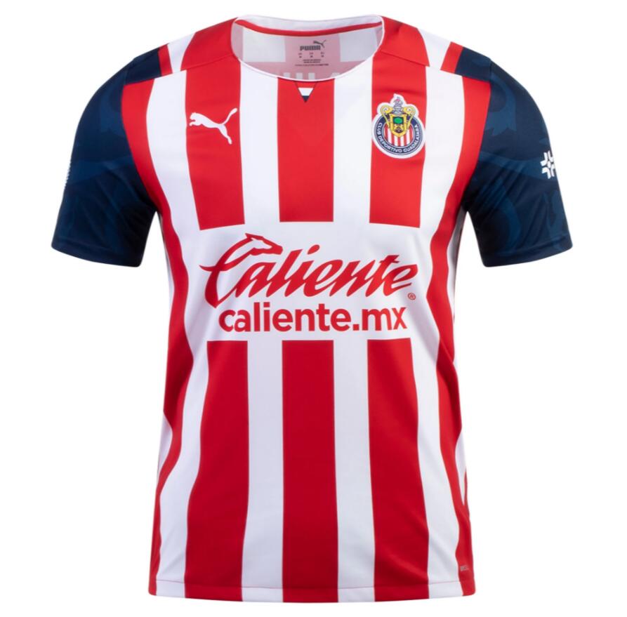 2021/22 Chivas Deportivo Guadalajara Home Kit Soccer Jersey